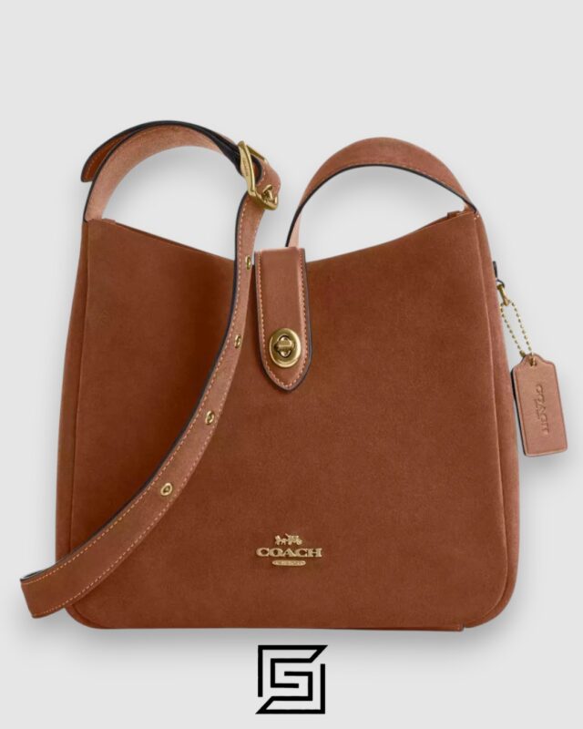Coach Hadley Convertible Crossbody Bag In Suede CW004