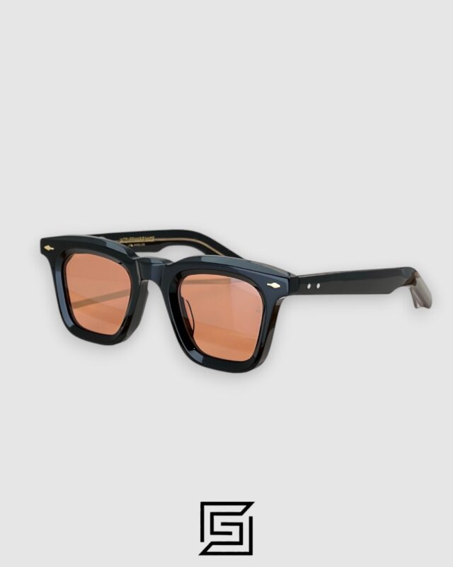 Jacques Marie Mage LECLAIR Black Frame With Amber Lenses