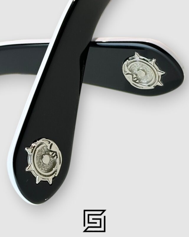 Jacques Marie Mage TRAMONTO Black Frame With Amber Lenses