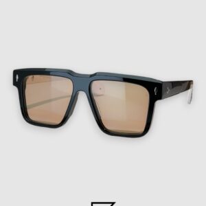 ⁦Jacques Marie Mage TRAMONTO Black Frame With Amber Lenses⁩ - الصورة ⁦1⁩