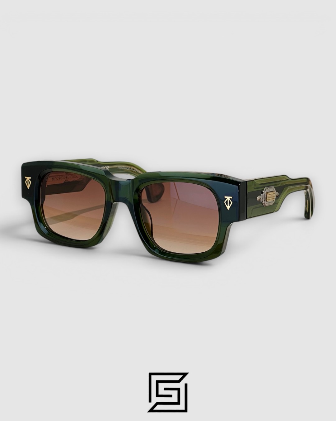 DUSENBERG Brown Two Tone Frame Brown Lenses - Image 2