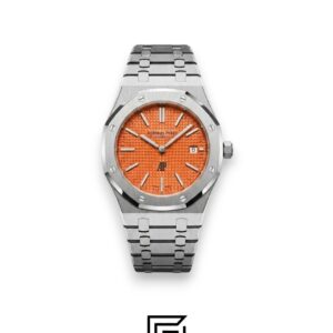 ⁦Royal Oak WF0851 Automatic Stainless Steel 316 with Coral Red Flat Tapisserie Dial⁩ - الصورة ⁦1⁩