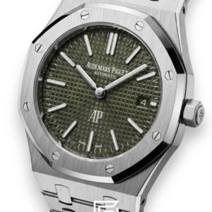 ⁦Royal Oak WF0851 Automatic Stainless Steel 316 with DARK Green Flat Tapisserie Dial⁩ - الصورة ⁦2⁩