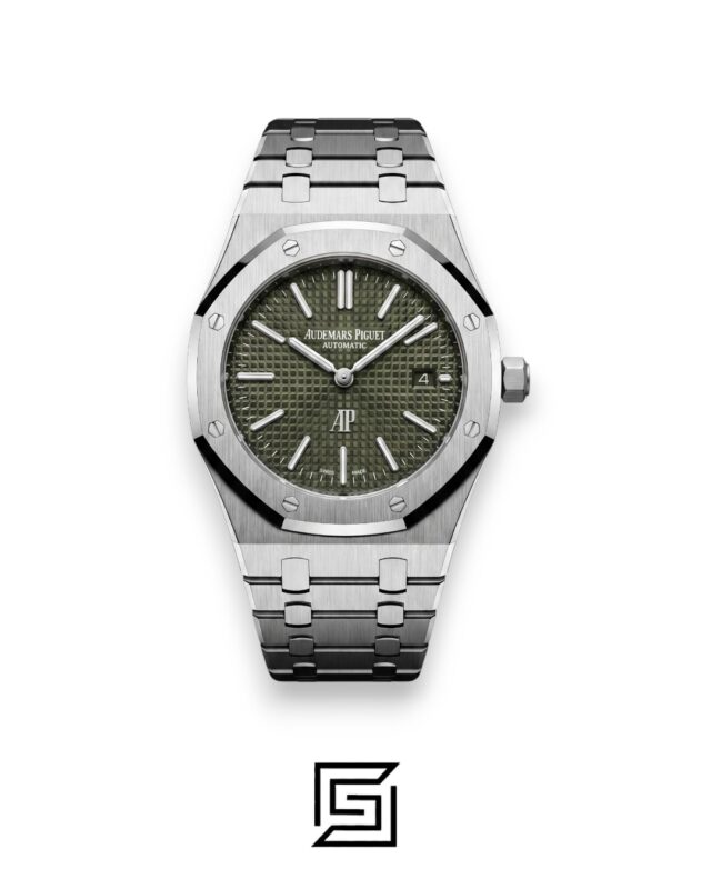 Royal Oak WF0851 Automatic Stainless Steel 316 with DARK Green Flat Tapisserie Dial