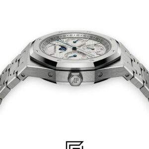 ⁦Royal Oak WF0851 Automatic Stainless Steel 316 Perpetual Calendar White Dial⁩ - الصورة ⁦3⁩
