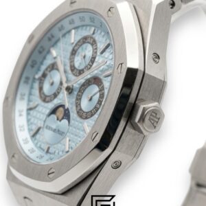 ⁦Royal Oak WF0851 Automatic Stainless Steel 316 Perpetual Calendar Blue Dial⁩ - الصورة ⁦3⁩