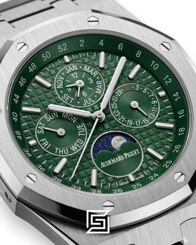 Royal Oak WF0851 Automatic Stainless Steel 316 Perpetual Calendar Green Dial