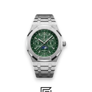 ⁦Royal Oak WF0851 Automatic Stainless Steel 316 Perpetual Calendar Green Dial⁩ - الصورة ⁦1⁩