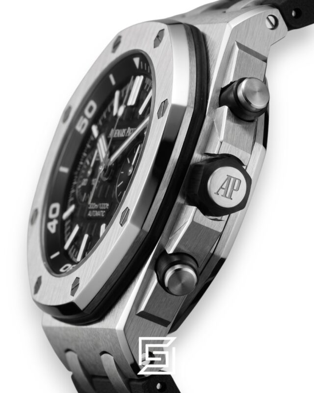 Royal Oak OffShore WF0851 Quartz 2 Counters Rubber Black